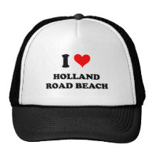 J'aime la plage Michigan de route de la Hollande Casquettes De Camionneur