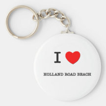 J'aime la plage Michigan de route de la Hollande Porte-clefs