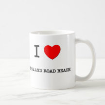 J'aime la plage Michigan de route de la Hollande Mugs À Café