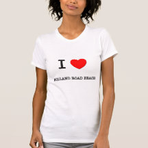 J'aime la plage Michigan de route de la Hollande T-shirts