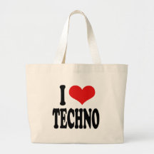 J'aime la techno sacs