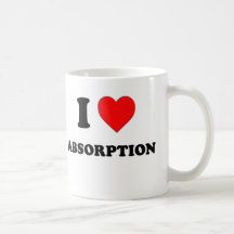 J'aime l'absorption tasse à café