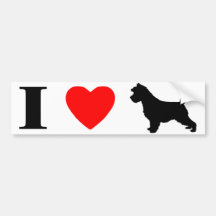 J'aime l'adhésif pour pare-chocs de terriers de ca autocollant pour voiture