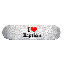 J'aime le baptême plateaux de skateboards customisés