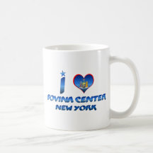 J'aime le centre de Bovina, New York Mug À Café