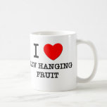 J'aime le fruit accrochant du bas tasse à café