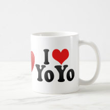 J'aime le yo-yo tasses à café