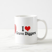 J'aime les bêcheurs graves tasses à café
