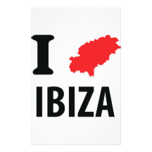 J'aime l'icône de découpe d'Ibiza Papier À Lettre Customisé