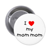 J'aime ma maman de maman pin's avec agrafe
