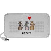J'aime mes chats haut-parleurs PC