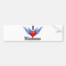 J'aime Mindanao.jpg Autocollant Pour Voiture