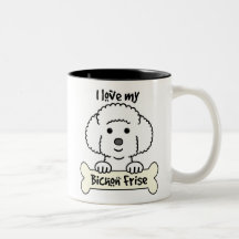 J'aime mon Bichon Frise Tasse
