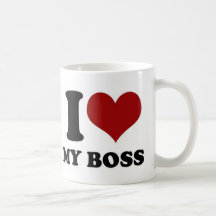 J'aime mon patron - tasse