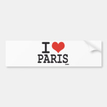 J'aime Paris Adhésifs Pour Voiture