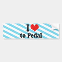 J'aime pédaler adhésif pour voiture