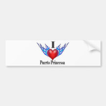 J'aime Puerto Princessa.jpg Autocollant Pour Voiture
