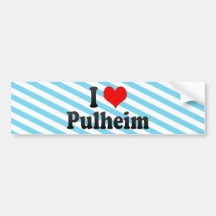J'aime Pulheim, Allemagne Adhésif Pour Voiture