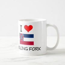 J'aime rouler la fourchette Mississippi Tasses À Café