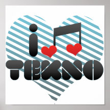 J'aime Tekno Affiche
