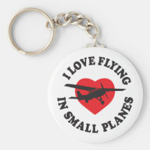 J'aime voler dans de petits avions porte-clefs