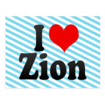 J'aime Zion Cartes Postales