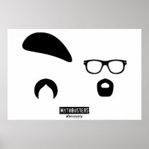 Jamie- u. Adam-Silhouette-Plakat
