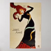 Jane Avril 1899 Posterdruck