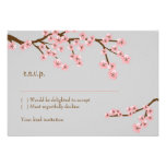 Jardin RSVP de fleurs de cerisier avec des envelop Faire-part
