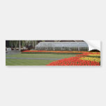 Jardins d'Edouard, tulipes et fleurs rouges de ser Autocollant Pour Voiture
