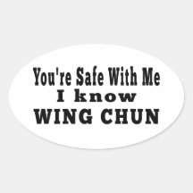 Je connais l'aile Chun Adhésifs