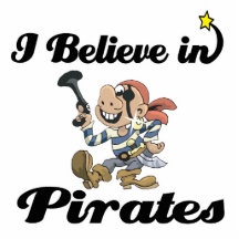je crois en pirates découpages en acrylique