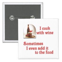 Je fais cuire avec du vin #2 badges avec agrafe