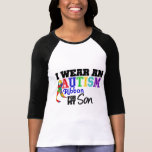 Je porte le ruban d'autisme pour mon fils t-shirts