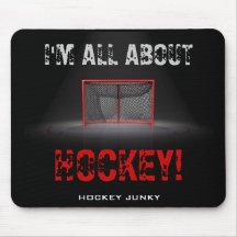 Je suis TOUT AU SUJET D'HOCKEY ! Tapis De Souris