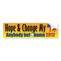 Jedermann aber Obama 2012 - AntiObama Autoaufkleber