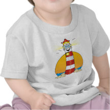 Jesus-Cartoon-Leuchtturm Tshirt