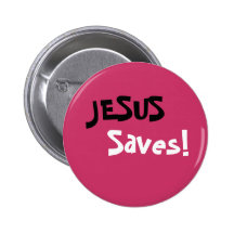 Jésus économise ! pin's