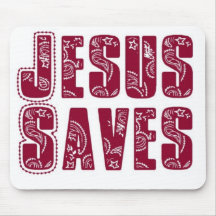 JÉSUS ÉCONOMISE TAPIS DE SOURIS
