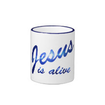 Jésus est électrique vivant de Bleu Mugs À Café