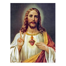 Jesus-Friedenszeichen Postkarten