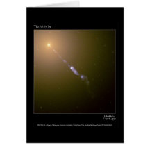 Jet M87 Hubble im Teleskop-Foto Karte