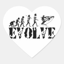 Jetskiing Jet-Ski Jetski Evolutions-Spaß trägt Kun Sticker