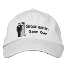 Jeu Groomsman sur- Casquettes Brodées