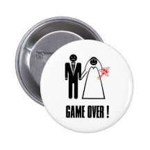 JEU PLUS DE ! Pin de bouton de mariage Badge