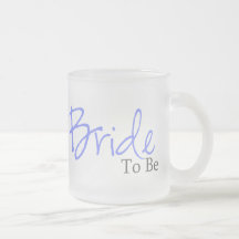 Jeune mariée à être (manuscrit bleu) tasses