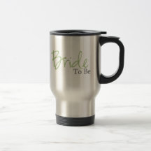 Jeune mariée à être (manuscrit vert) tasses à café