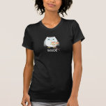 Jeune mariée de hibou - conception d'amusement ave t-shirt