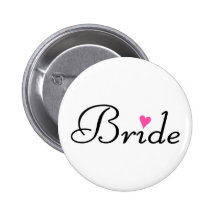 Jeune mariée pin's avec agrafe