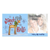 Jingle Bell-Foto-Karten